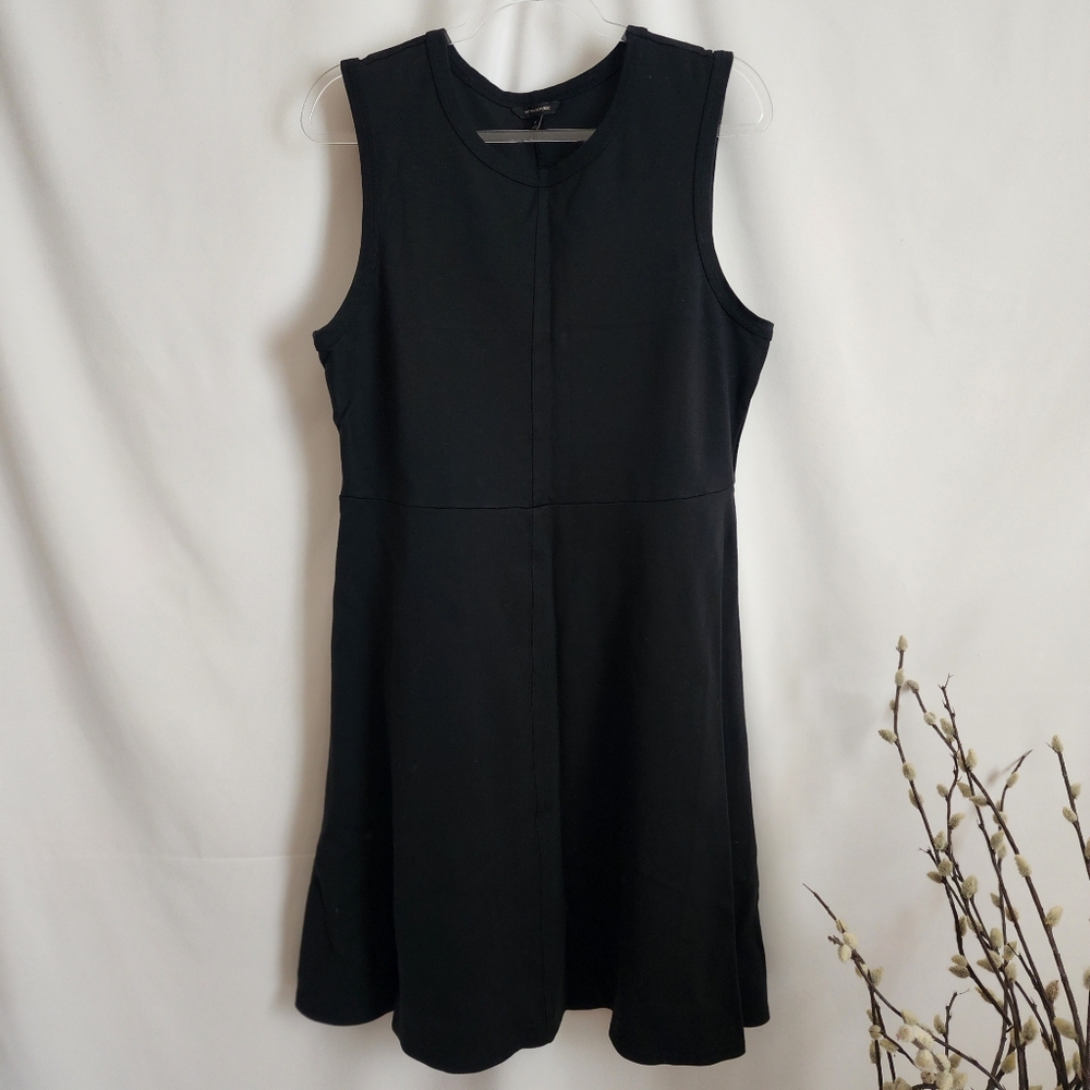 Banana Republic Ponte Black Sleeveless Dress